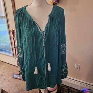 Lane Bryant Gauze Blouse